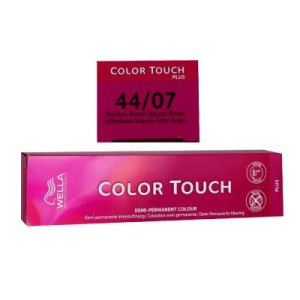 Wella Color Touch Plus 60 ml 44/07 mittelbraun intensiv natur braun Intensivtönung
