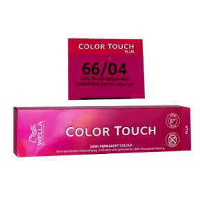 Wella Color Touch Plus 60 ml 66/04 dunkelblond intensiv natur rot Intensivtönung