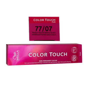 Wella Color Touch Plus 60 ml 77/07 mittelblond intensiv natur braun Intensivtönung