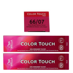Wella Color Touch Plus 2 x 60 ml 66/07 dunkelblond intensiv natur braun Intensivtönung