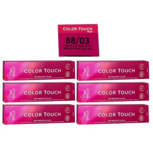 Wella Color Touch Plus 6 x 60 ml 88/03 hellblond intensiv natur gold Intensivtönung