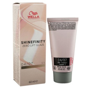 Wella Shinefinity Glaze Natural 60 ml 04/07 Bitter Chocolate Tönung