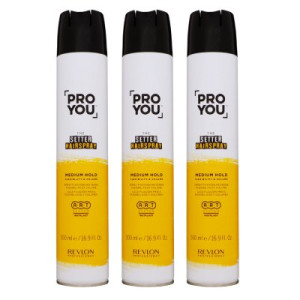 Revlon Professional Pro You Theter 3 x 500 ml Haarspray Mittlerer Halt