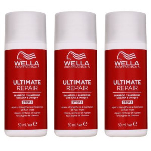 Wella Ultimate Repair 3 x 50 ml Shampoo Step 1