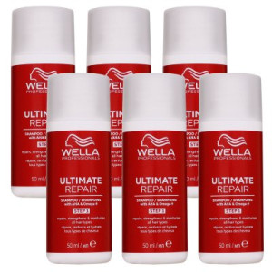 Wella Ultimate Repair 6 x 50 ml Shampoo Step 1