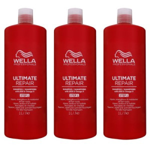 Wella Ultimate Repair 3 x 1000 ml Shampoo Step 1