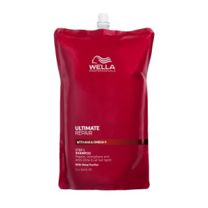 Wella Ultimate Repair Shampoo 1000 ml Nachfüllpack für geschädigtes & strapaziertes Haar