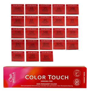 Wella Color Touch Vibrants Red 60 ml - 3/5 dunkelbraun mahagoni