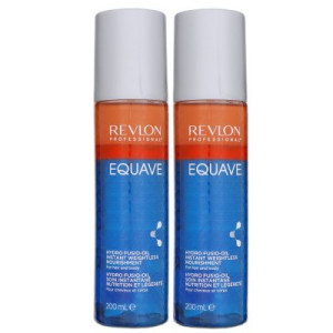 Revlon Equave Hydro Fusio Oil 2 x 200 ml Conditioner Leave In für Körper und Haar