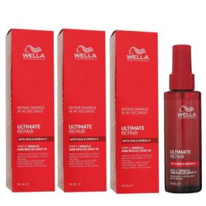Wella Ultimate Repair Miracle Hair Rescue 3 x 95 ml Step 3 Feuchtigkeitsspray