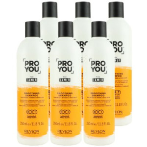 Revlon Professional Pro You The Tamer Smoothing 6 x 350 ml Shampoo für strapaziertes Haar