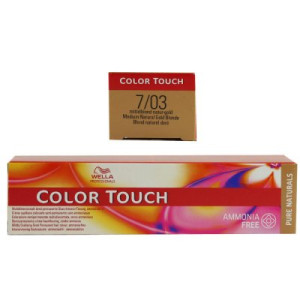Wella Color Touch Pure Naturals 60 ml 7/03 mittelblond natur gold