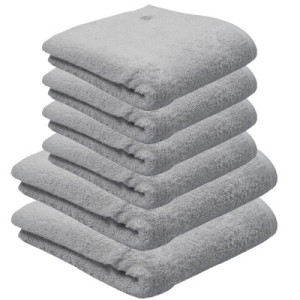 Ross Frottier 4004 Vita Silber 4 x Handtuch 50 cm x 100 cm & 2 x Badetuch 70 cm x 140 cm