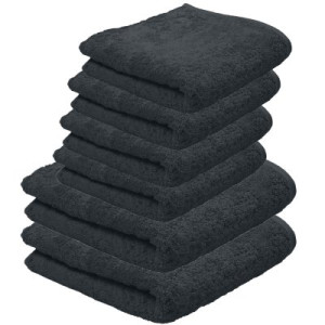 Ross Frottier 4004 Vita Schiefer 4 x Handtuch 50 cm x 100 cm & 2 x Badetuch 70 cm x 140 cm