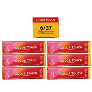 Wella Color Touch Rich Naturals 6 x 60 ml 6/37 dunkelblond gold-braun