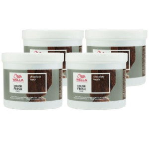 Wella Color Fresh Mask 4 x 500 ml Chocolate Touch Tönungsmaske Haartönung