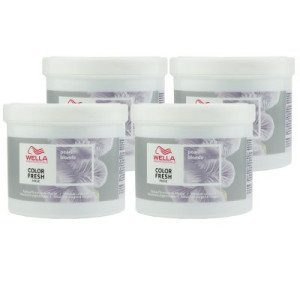 Wella Color Fresh Mask 4 x 500 ml Pearl Blonde Tönungsmaske Haartönung
