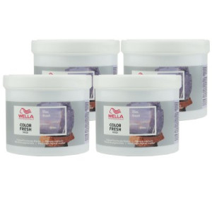 Wella Color Fresh Mask 4 x 500 ml Lilac Frost Tönungsmaske Haartönung
