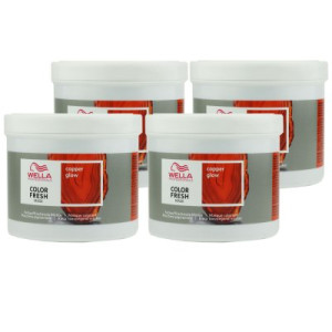 Wella Color Fresh Mask 4 x 500 ml Copper Glow Tönungsmaske Haartönung