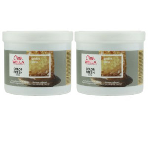 Wella Color Fresh Mask 2 x 500 ml Golden Gloss Tönungsmaske Haartönung