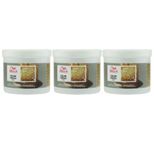 Wella Color Fresh Mask 3 x 500 ml Golden Gloss Tönungsmaske Haartönung