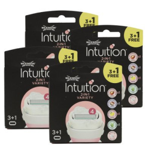 Wilkinson Sword Intuition 4 x 3 + 1 Summer Variety 4 Rasierklingen Damen Rasierer