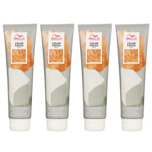 Wella Color Fresh Mask 4 x 150 ml Tönungsmaske Farbmaske Peach Blush