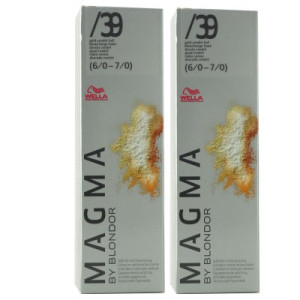 Wella Magma 2 x 120 g /39 gold-cendre hell aufhellende Strähnen-Haarfarbe