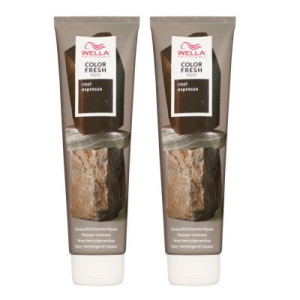 Wella Color Fresh Mask 2 x 150 ml Tönungsmaske Farbmaske Cool Espresso