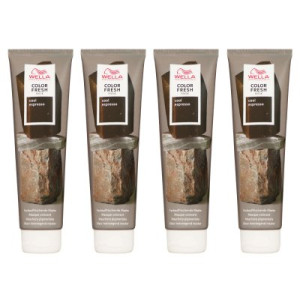 Wella Color Fresh Mask 4 x 150 ml Tönungsmaske Farbmaske Cool Espresso