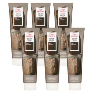 Wella Color Fresh Mask 6 x 150 ml Tönungsmaske Farbmaske Cool Espresso