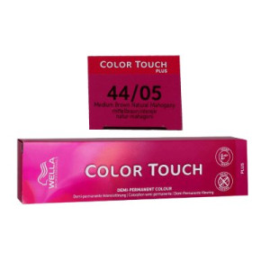 Wella Color Touch Plus 60 ml 44/05 mittelbraun intensiv natur mahagoni Intensivtönung