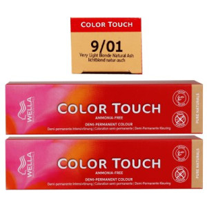 Wella Color Touch 2 x 60 ml 9/01 lichtblond natur asch