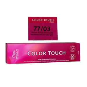 Wella Color Touch Plus 60 ml 77/03 mittelblond intensiv natur gold Intensivtönung
