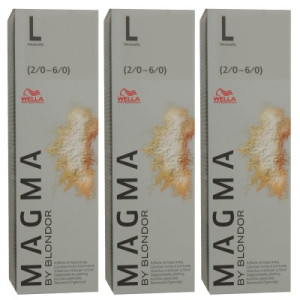 Wella Magma 3 x 120 g L /01 Limoncello aufhellende Strähnen Haarfarbe