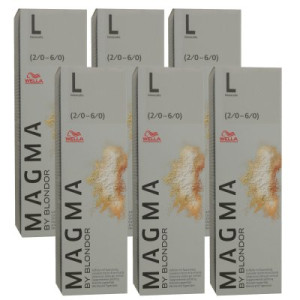 Wella Magma 6 x 120 g /01 L Limoncello aufhellende Strähnen Haarfarbe