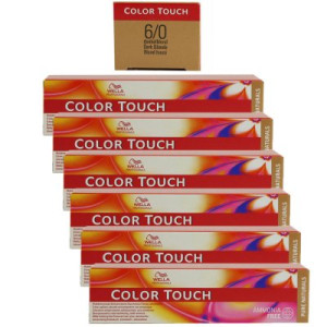 Wella Color Touch 6 x 60 ml 6/0 dunkelblond