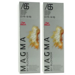 Wella Magma 2 x 120 g /65 violett-mahagoni aufhellende Strähnen-Haarfarbe