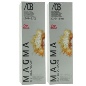 Wella Magma 2 x 120 g /03+ natur-gold dunkel aufhellende Strähnen-Haarfarbe