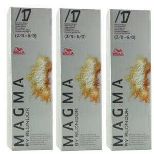 Wella Magma 3 x 120 g /17 kühl asch-braun aufhellende Strähnen-Haarfarbe