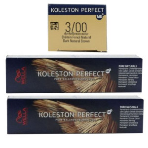 Wella Koleston 2 x 60 ml 3/00 dunkelbraun natur intensiv