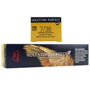 Wella Koleston Perfect ME Rich Naturals 60 ml 7/36 mittelblond gold violett