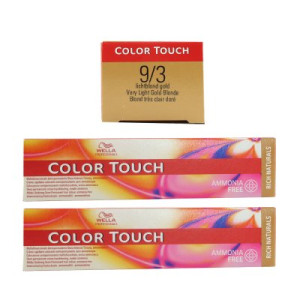 Wella Color Touch Rich Naturals 2 x 60 ml 9/3 lichtblond gold