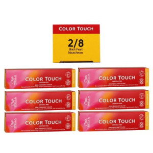 Wella Color Touch Rich Naturals 6 x 60 - ml 2/8 blau blauschwarz