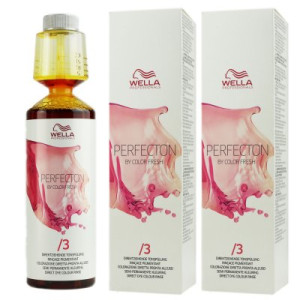 Wella Perfecton by Color Fresh 2 x 250 ml /3 gold Tonspülung