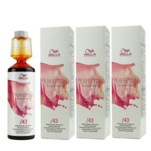 Wella Perfecton by Color Fresh 3 x 250 ml /43 rot - gold Tonspülung