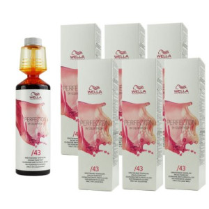 Wella Perfecton by Color Fresh 6 x 250 ml /43 rot - gold Tonspülung