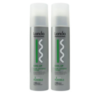 Londa Coil Up 2 x 200 ml Lockencreme Flexibler Halt
