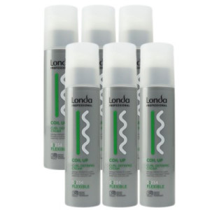 Londa Coil Up 6 x 200 ml Lockencreme Flexibler Halt