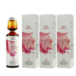 Wella Perfecton by Color Fresh 3 x 250 ml /5 mahagoni Tonspülung